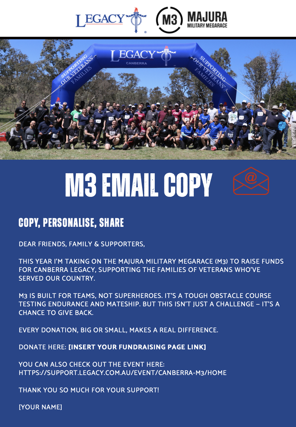 M3 Email/Social Media Copy