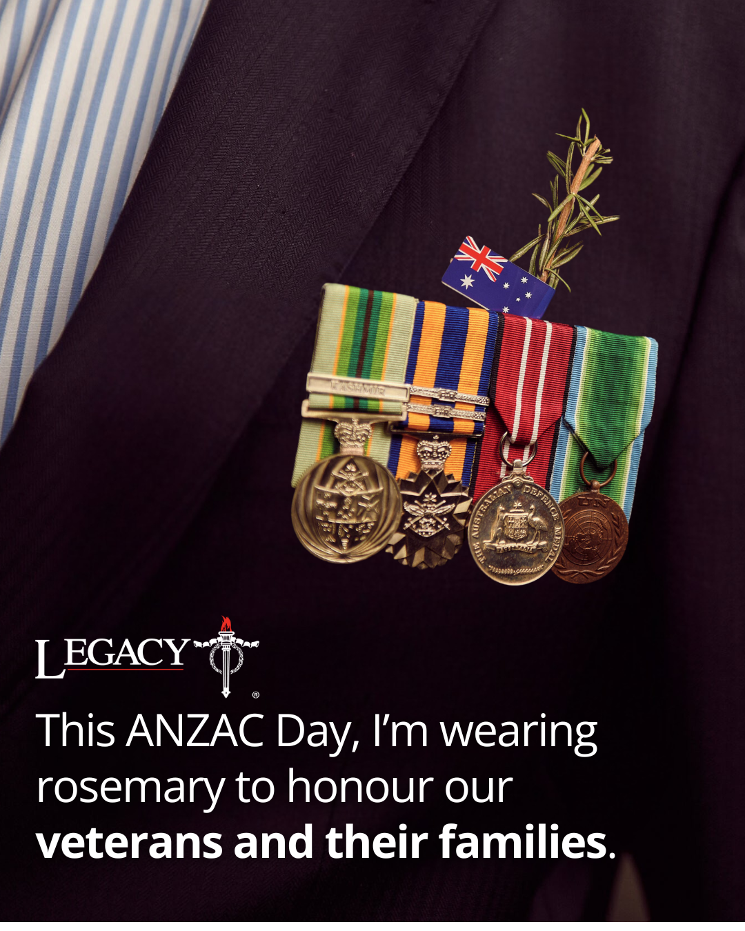 Legacy Anzac Day 2026 social tiles 1080x1350